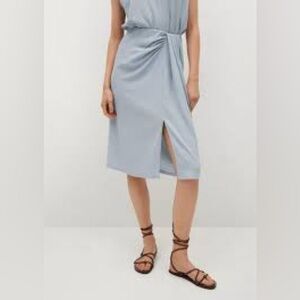 MNG by Mango NWT draped wrap skirt size XS
